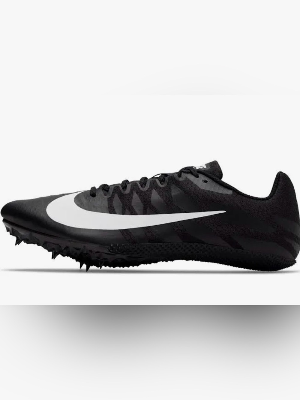 NIKE ZOOM RIVAL S track/race shoe. 🆕 black with white Nike symbol. Size 7.5 men